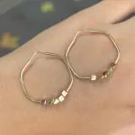 گوشواره مدل کیوب - تصویر 2