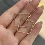 گوشواره مدل مربع - تصویر 4