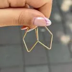 گوشواره مدل لوزی - تصویر 4
