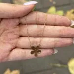 گردنبند لیزری مدل گل - تصویر 4