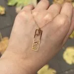 گردنبند لیزری مدل خورشید - تصویر 2
