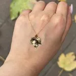 گردنبند لیزری مدل برگ - تصویر 2