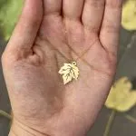 گردنبند لیزری مدل برگ - تصویر 3