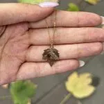گردنبند لیزری مدل برگ - تصویر 4