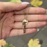 گردنبند لیزری مدل گل - تصویر 4