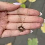 گردنبند لیزری مدل خورشید - تصویر 4