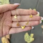 گردنبند لیزری مدل پروانه - تصویر 4