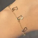 دستبند مدل قلب - تصویر 2
